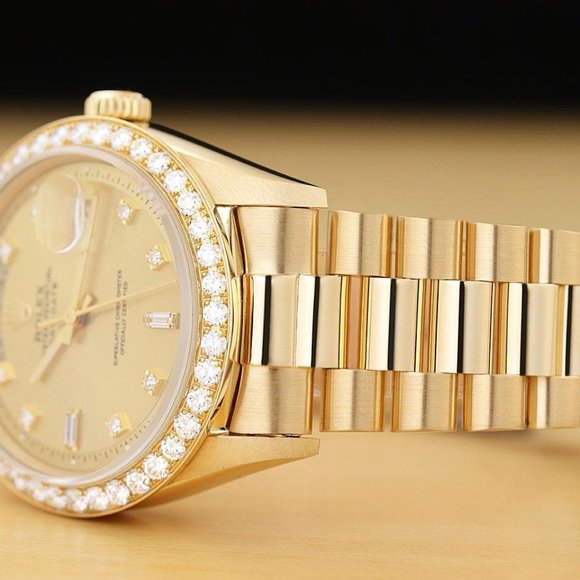 Rolex Men's Day-Date 18kt w/ genuine box and hang tag!! - Picture 5 of 8